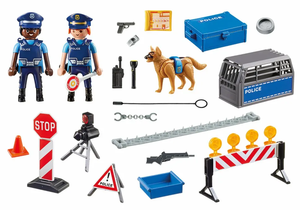 Playmobil: City Action - Police Roadblock Playset (6924)