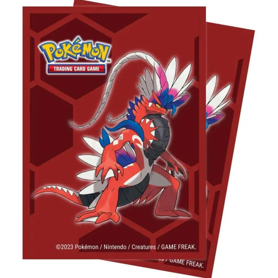 Pokemon - Koraidon ChromaFusion Standard Deck Protector Sleeves & Full View Deck Box Combo Pack