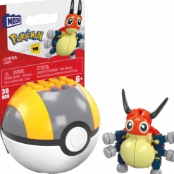 Pokemon - Ledyba Pokeball Mega Construx Construction Set Mini Figure (38 Pieces)