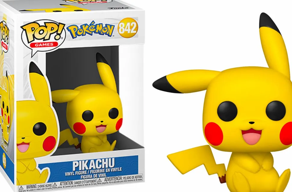 Pokemon - Pikachu Sitting Pop! Vinyl Figure