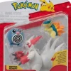 Pokemon - Poliwag + Zangoose + Cyndaquil Battle Figure Set