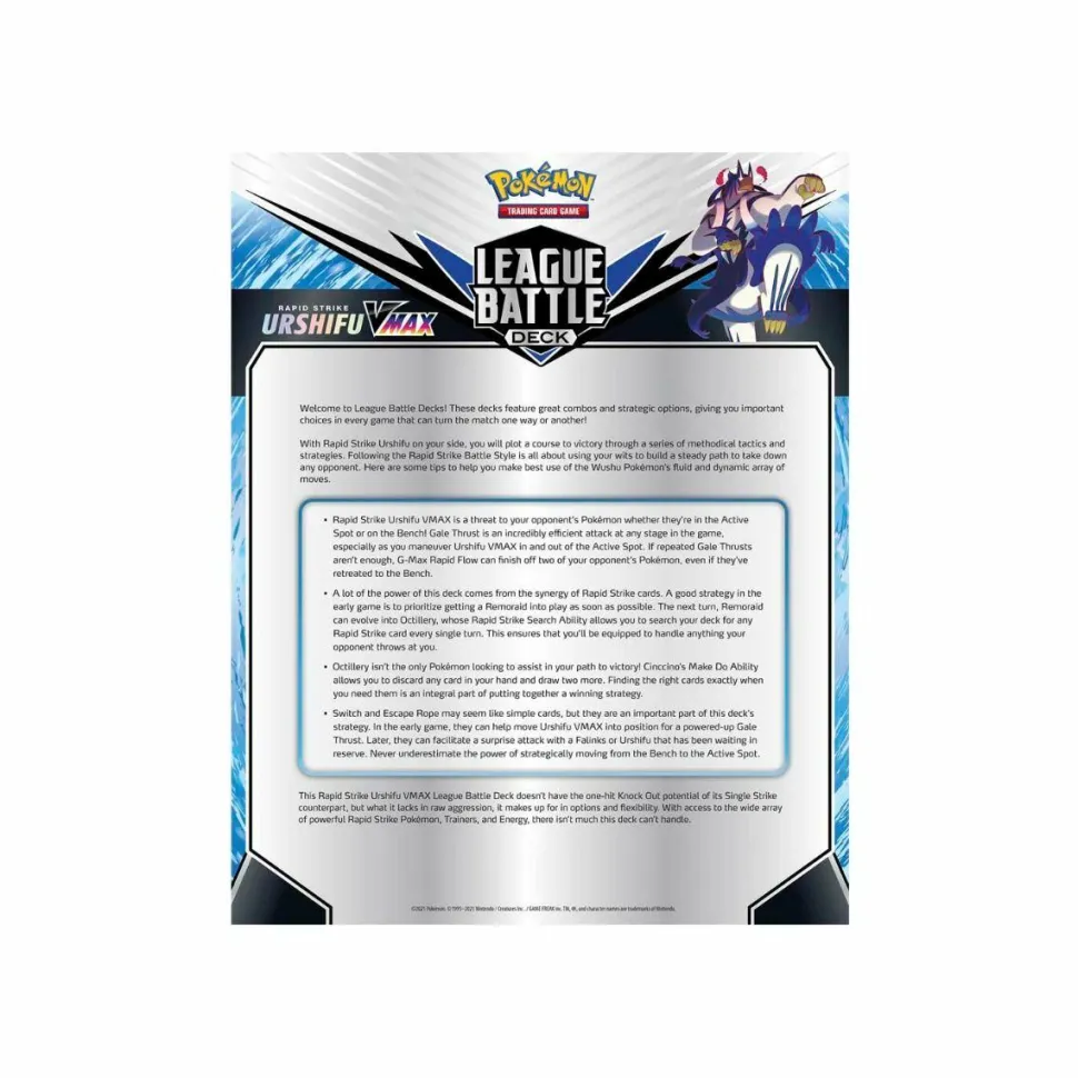 Pokemon - Rapid Strike Urshifu VMAX League Battle Deck