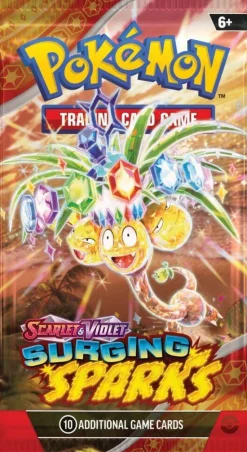 Pokemon - Scarlet & Violet 8 Surging Sparks Booster Pack (10 Cards)