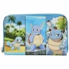 Pokemon - Squirtle Evolutions 4” Faux Leather Zip-Around Wallet