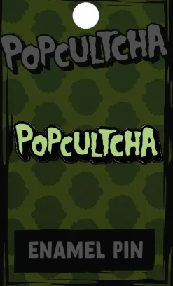 Popcultcha - Popcultcha Logo (Glow-in-the-Dark) Enamel Pin