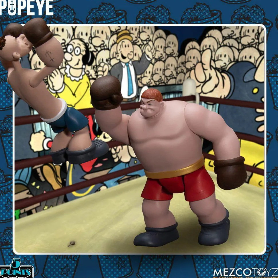 Popeye - Popeye & Oxheart 5-Points 3.75” Action Figure 2-Pack