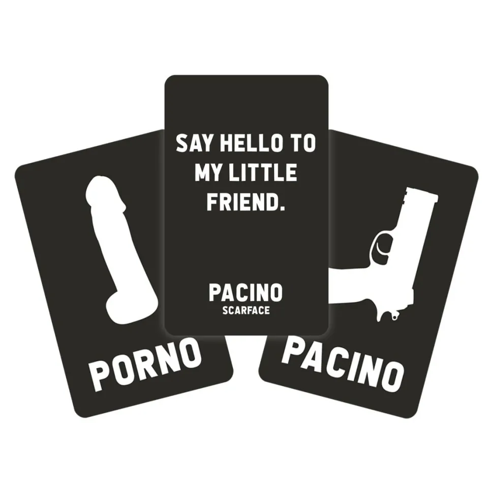 Porno or Pacino - The Quote Guessing Game Card Game