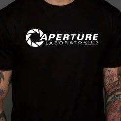 Portal - Portal 2 - Aperture 80's Logo T-Shirt