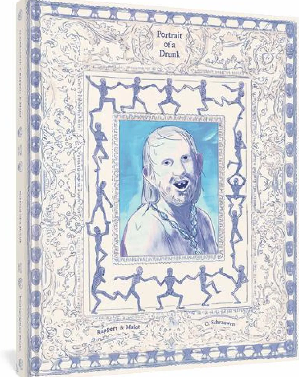Portrait of a Drunk by Olivier Schrauwen Hardcover Book