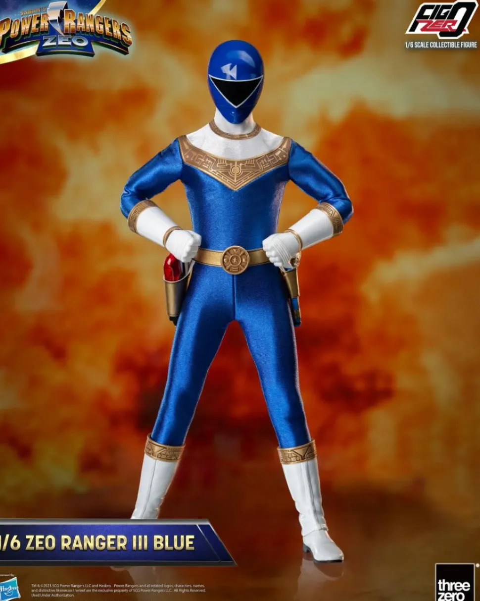 Power Rangers Zeo - Ranger III Blue FigZero 1/6th Scale Action Figure
