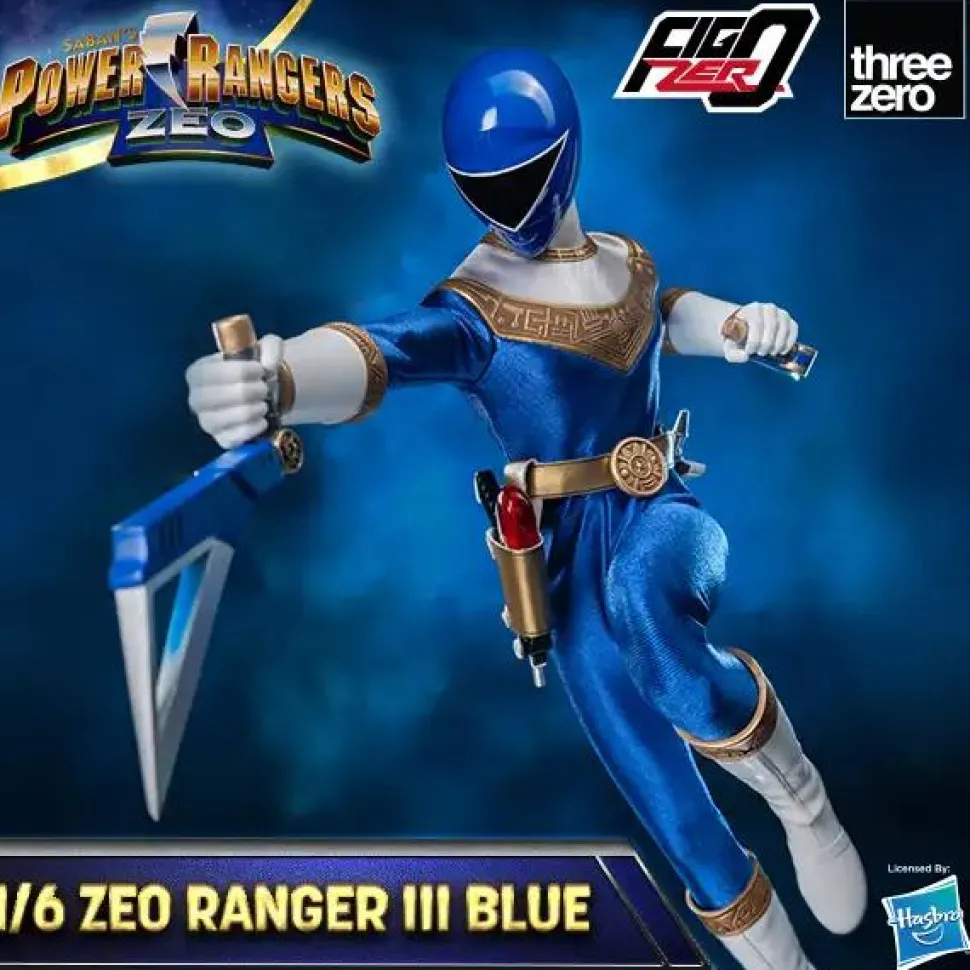 Power Rangers Zeo - Ranger III Blue FigZero 1/6th Scale Action Figure
