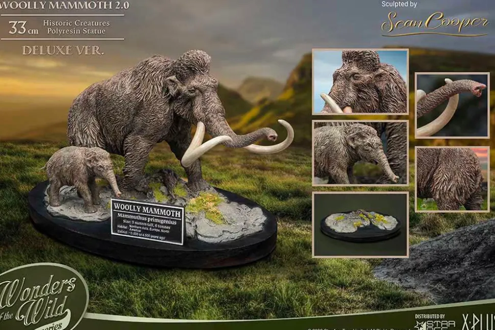 Prehistoric Creatures - Woolly Mammoth 2.0 Deluxe Statue
