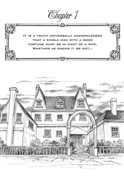 Pride and Prejudice by Jane Austen Manga Classics Hardcover Book