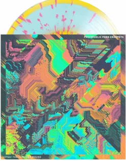 Psychedelic Porn Crumpets - Shyga! The Sunlight Mound LP Vinyl Record (Blue / Yellow Merge with Pink Splatter Vinyl)