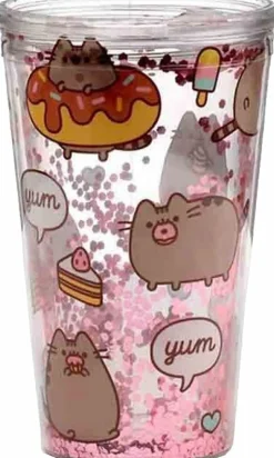 Pusheen - Foodie Double Walled Cup with Straw