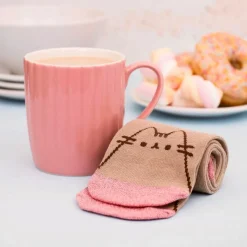 Pusheen - Pink Sock in a Mug Set