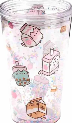Pusheen - Pusheen Sips Double Walled Cup with Straw