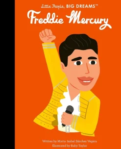 Queen - Freddie Mercury Little People, Big Dreams Hardcover Book