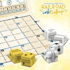 Railroad Ink: Challenge - Shining Yellow Edition Board Game