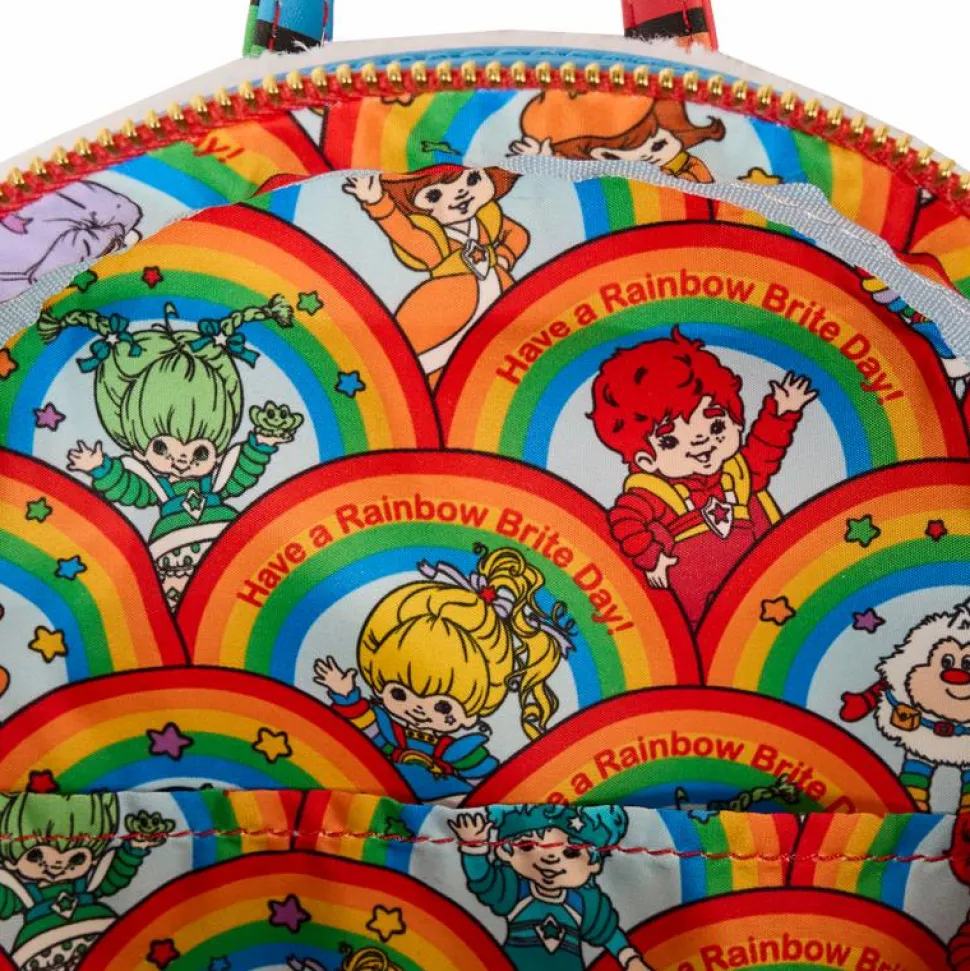 Rainbow Brite - Twink Plush Cosplay Light Up 10" Faux Leather Mini Backpack