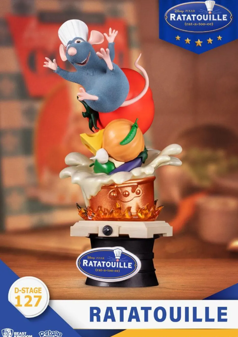 Ratatouille - Ratatouille D-Stage 6" Diorama Statue