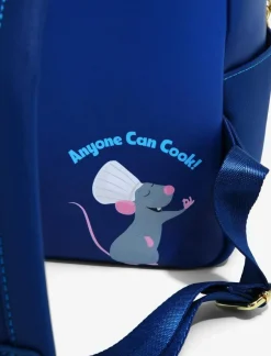 Ratatouille - Remy in Chef Hat 11” Faux Leather Mini Backpack