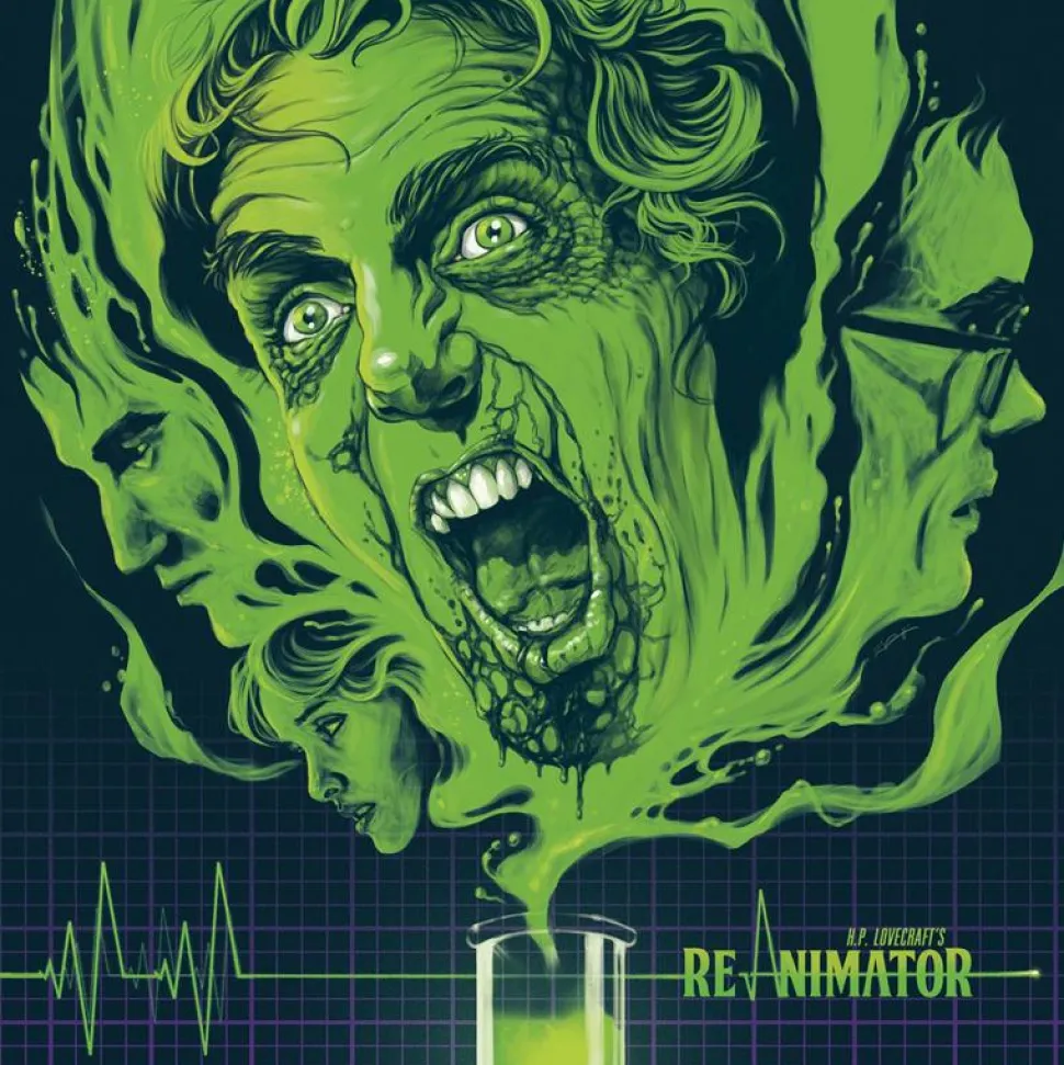 Re-Animator (1985) - Original Motion Picture Soundtrack by Richard Band LP Vinyl Record (Hand Poured Coloured Vinyl)