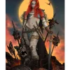 Red Sonja - A Savage Sword Fine Art Print by Vance Kelly