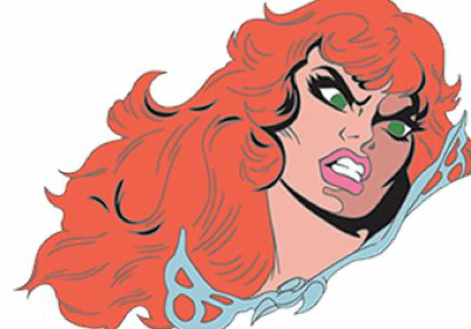Red Sonja - Red Sonja by Frank Thorn Enamel Pin