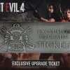 Resident Evil 4 - Exclusive Upgrade Ticket Limited Edition Metal Replica