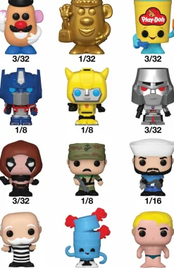 Retro Toys - Bitty Pop! Blind Bag Vinyl Figure (Display of 32)