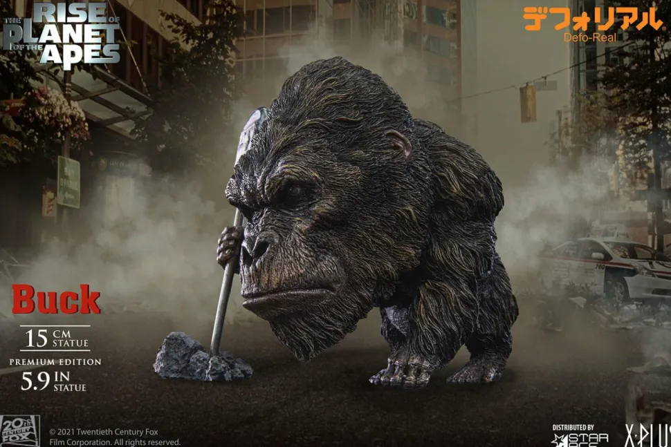 Rise of the Planet of the Apes - Buck Deluxe Defo-Real 6” Vinyl Statue