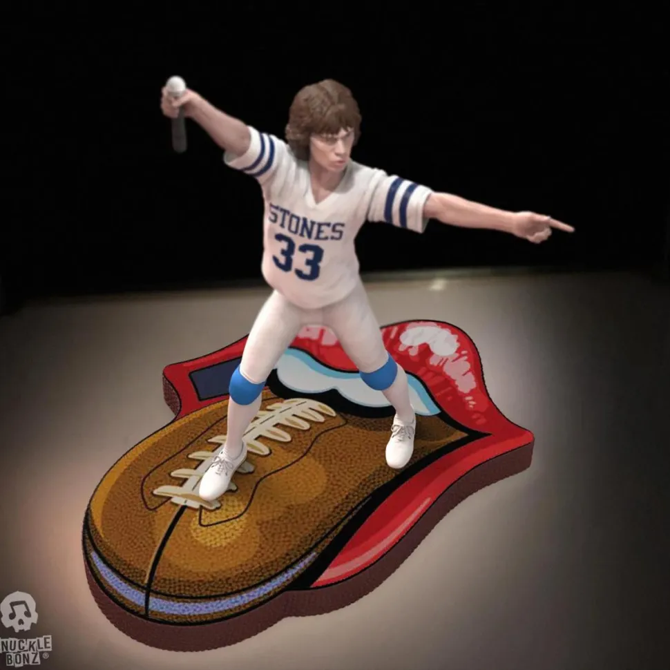 Rolling Stones - Mick Jagger US Tour '81 (White Jersey) 8.5" Statue