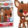 Rudolph the Red-Nosed Reindeer - Rudolph Flocked Pop! Vinyl Figure