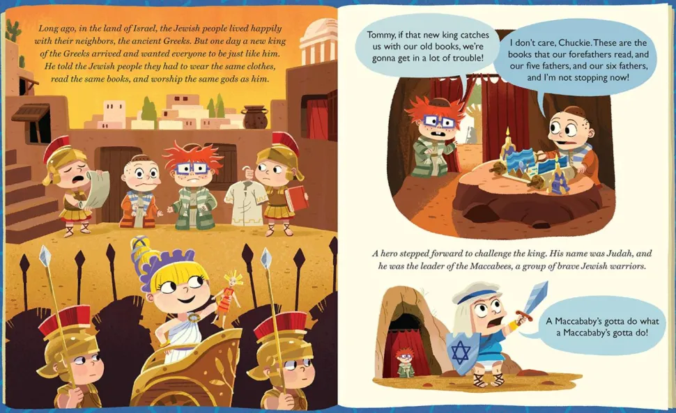 Rugrats - A Rugrats Chanukah: The Classic Illustrated Storybook (Pop Classics) Hardcover Book