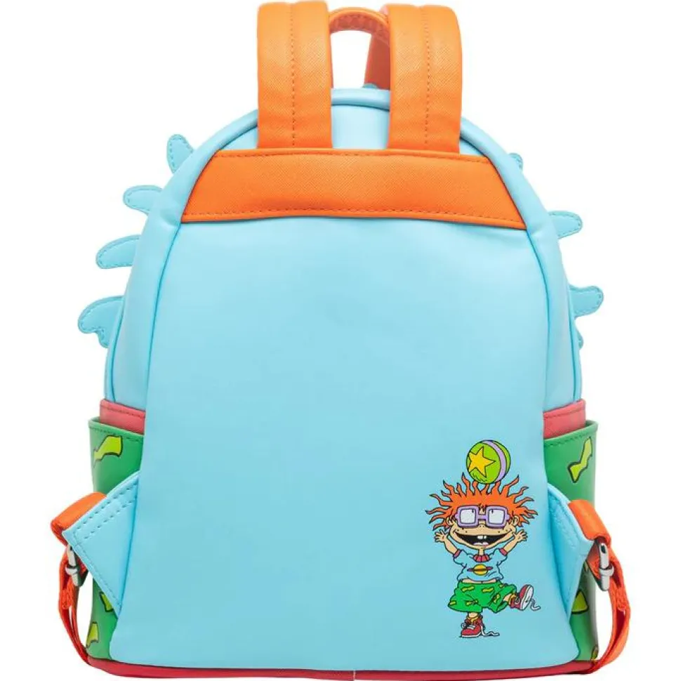 Rugrats - Chuckie Cosplay 10" Faux Leather Mini Backpack
