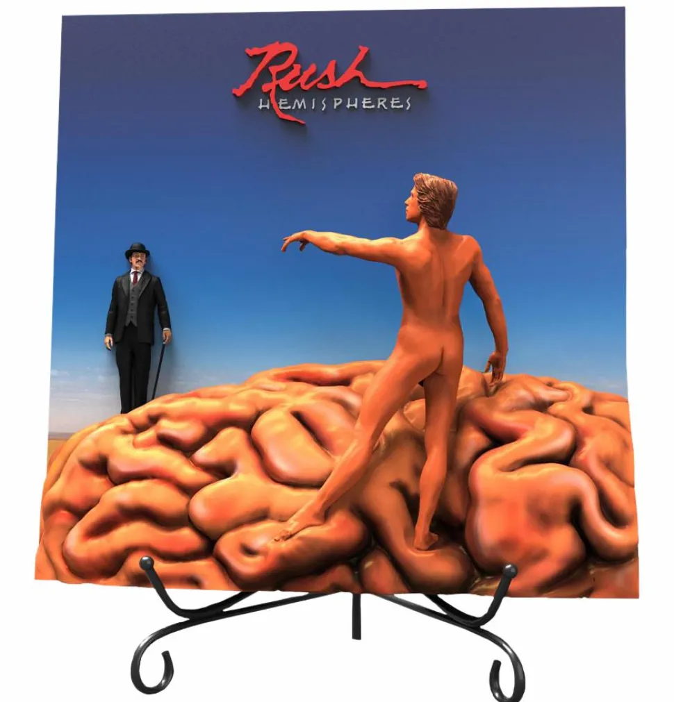 Rush - Hemispheres Rock Iconz 3D Vinyl Album Art **Non-Mint Packaging**