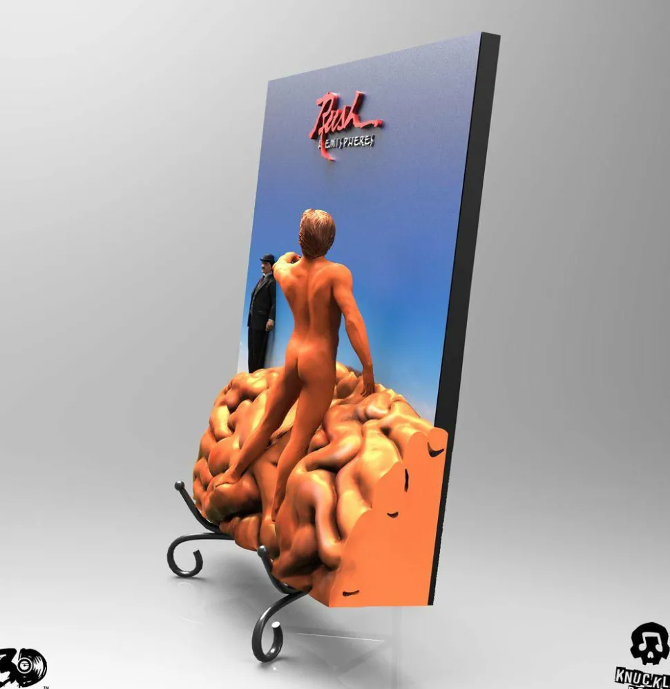 Rush - Hemispheres Rock Iconz 3D Vinyl Album Art **Non-Mint Packaging**