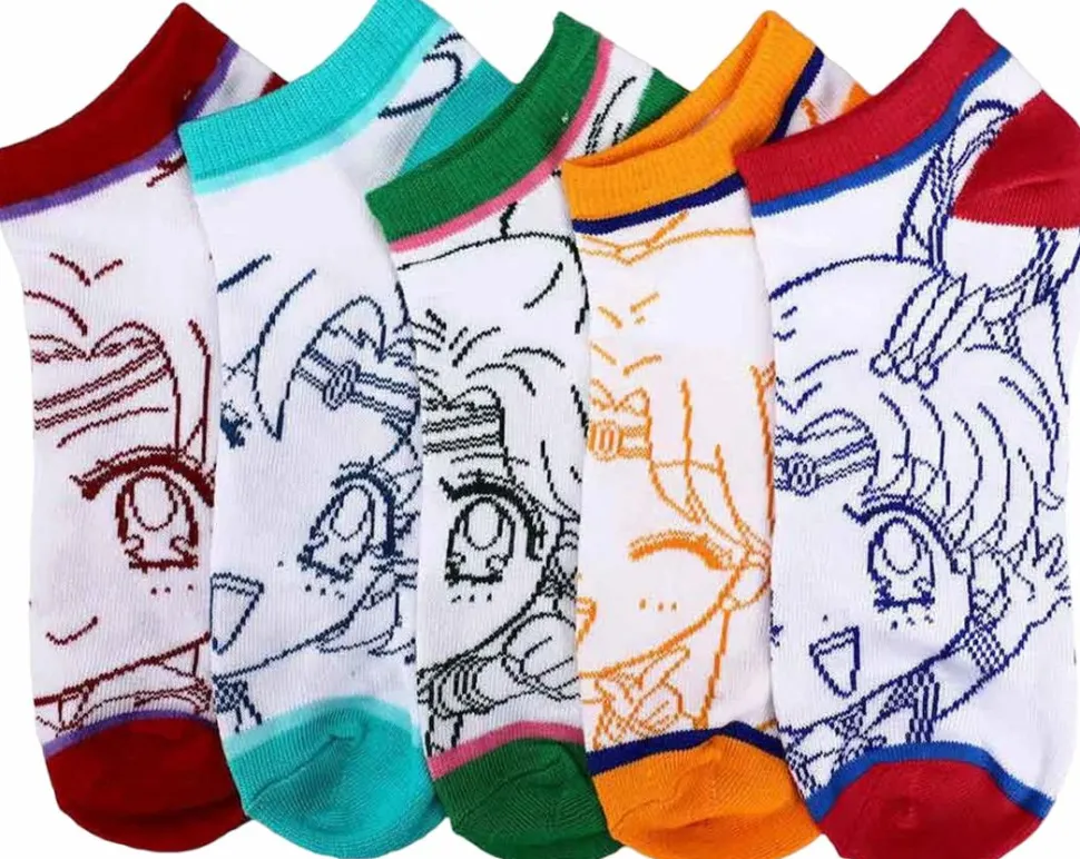 Sailor Moon Crystal - Line Art Mix & Match Ankle Socks 5-Pack (One Size)