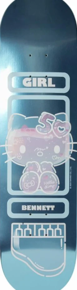 Sanrio - Girl x Sanrio Hello Kitty 50th Anniversary Niels Bennett 8.25" Skateboard Deck (Deck Only)