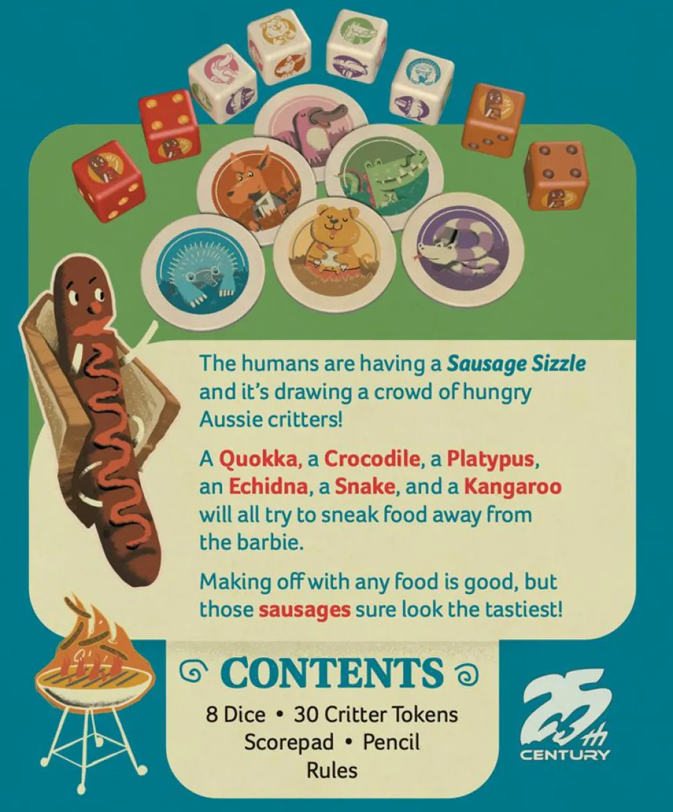 Sausage Sizzle - Dice Game