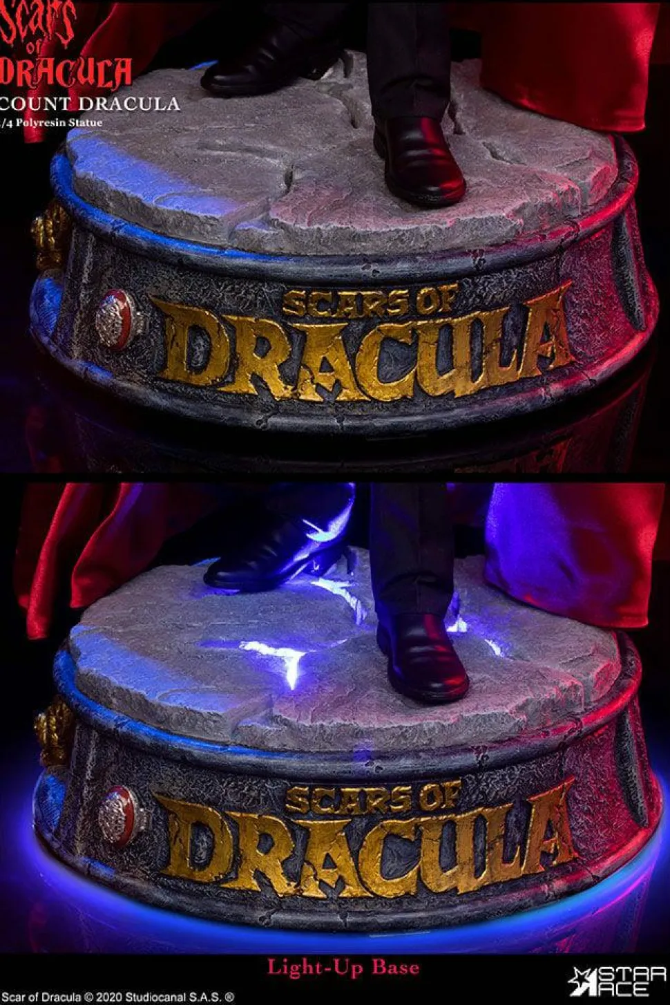 Scars of Dracula - Count Dracula Light-Up Variant 1/4 Scale Statue (Int Sales Only)
