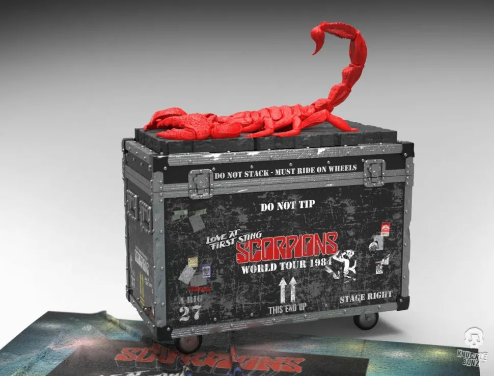 Scorpions - World Tour 1984 Road Case & Stage Backdrop Rock Iconz On Tour Scaled Replica Set