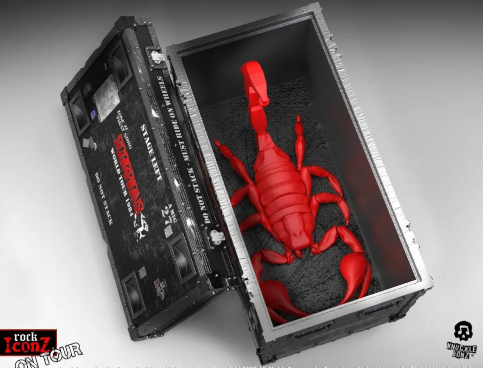 Scorpions - World Tour 1984 Road Case & Stage Backdrop Rock Iconz On Tour Scaled Replica Set