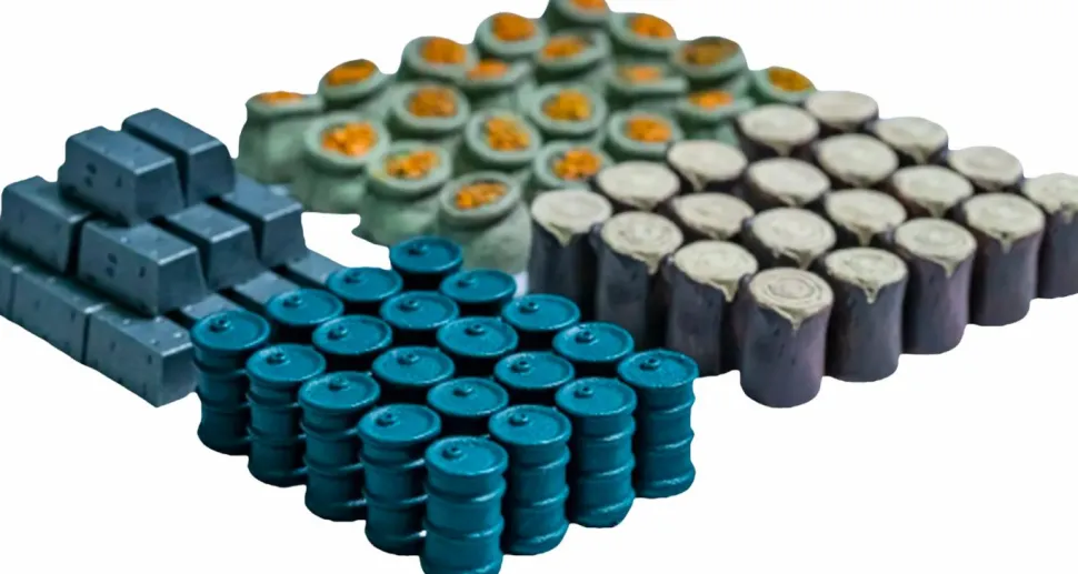 Scythe - Realistic Resource Tokens Board Game Accessory Pack