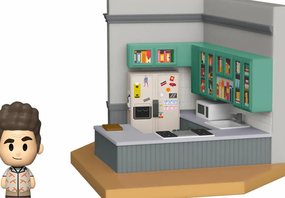 Seinfeld - Jerry’s Apartment Diorama Mini Moments Vinyl Bundle (Set of 6)