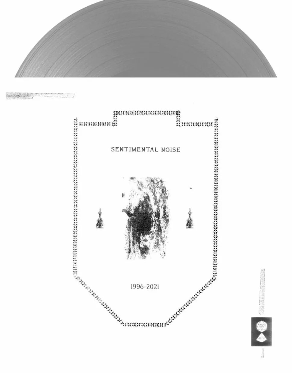 Sentimental Noise - Jagjaguwar 25th Anniversary Compilation By Various Artists 2xLP Vinyl Record (Metallic Silver Vinyl)