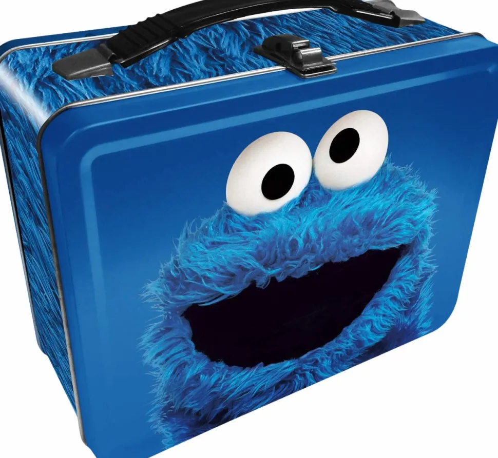 Sesame Street - Cookie Monster Tin Tote / Lunch Box