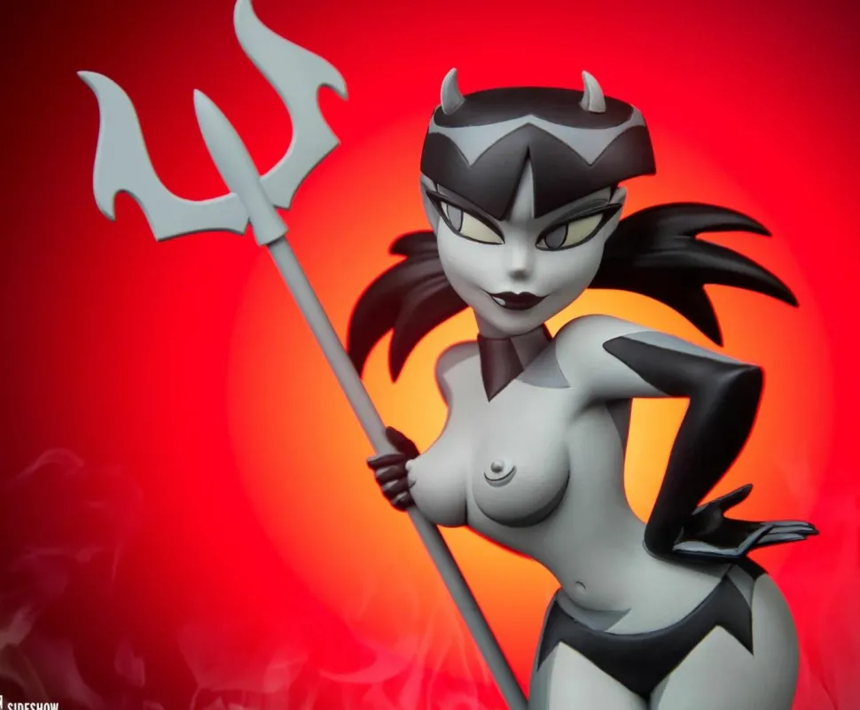 Shane Glines - Devil Girl (Black and White Variant) 12" Statue