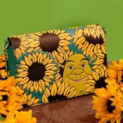 Shrek - Shrek & Donkey Sunflower Field 6" Faux Leather Crossbody Bag